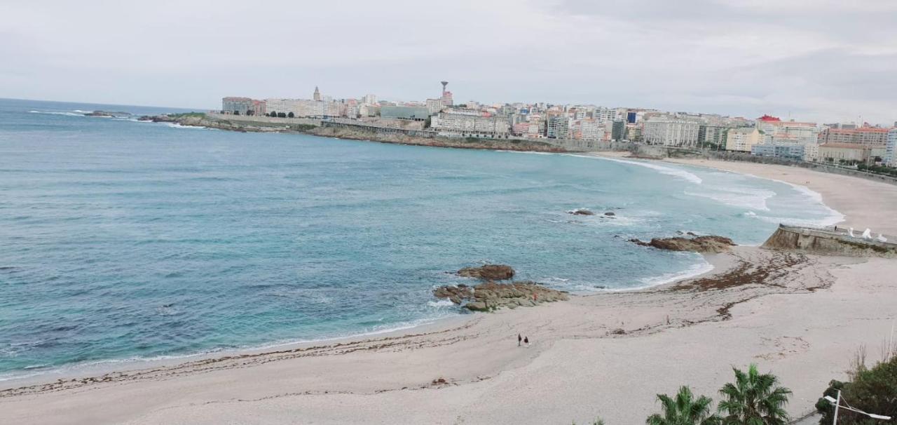 Vivienda Con Increibles Vistas A La Playa De Riazor Apartment Ла Коруня Екстериор снимка